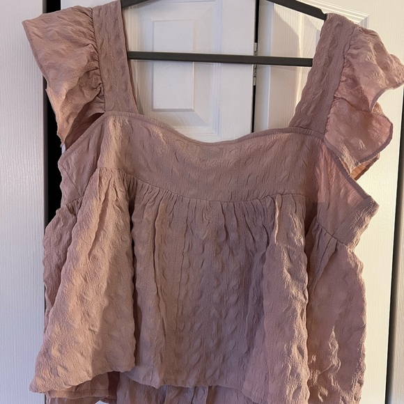 ASOS puff textured button through top - Picture 8 of 11